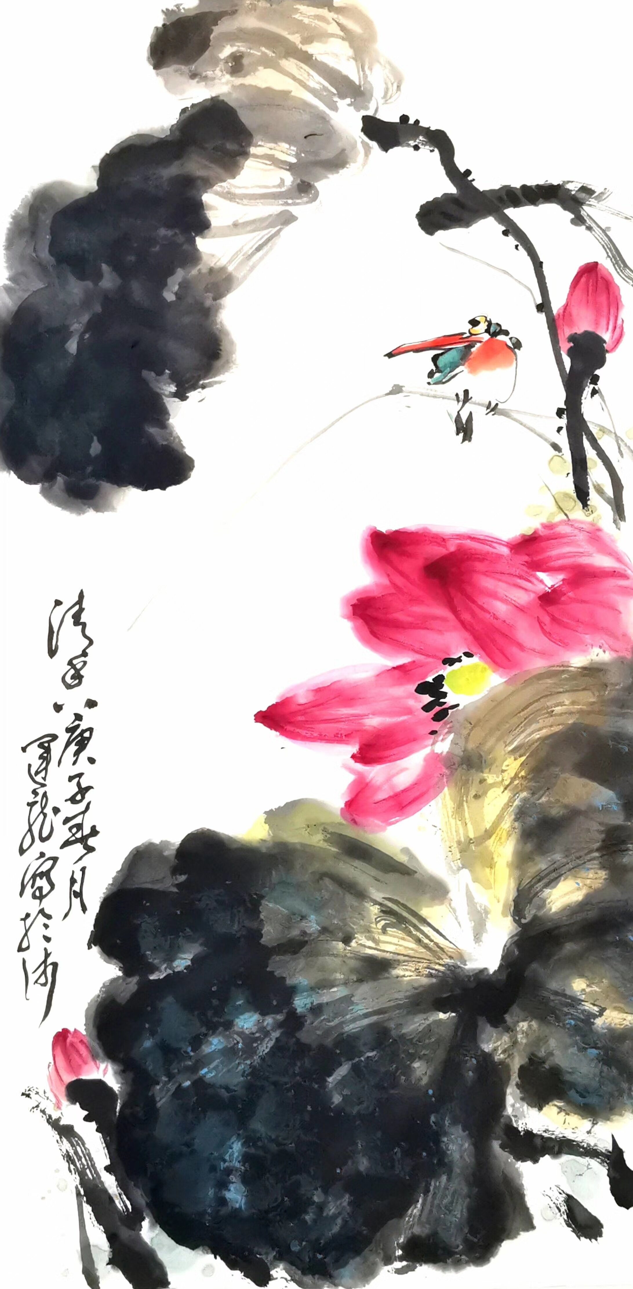 胸无点墨笔不惊-刘运龙-体验式艺术电商平台_加画框选场景装裱就用