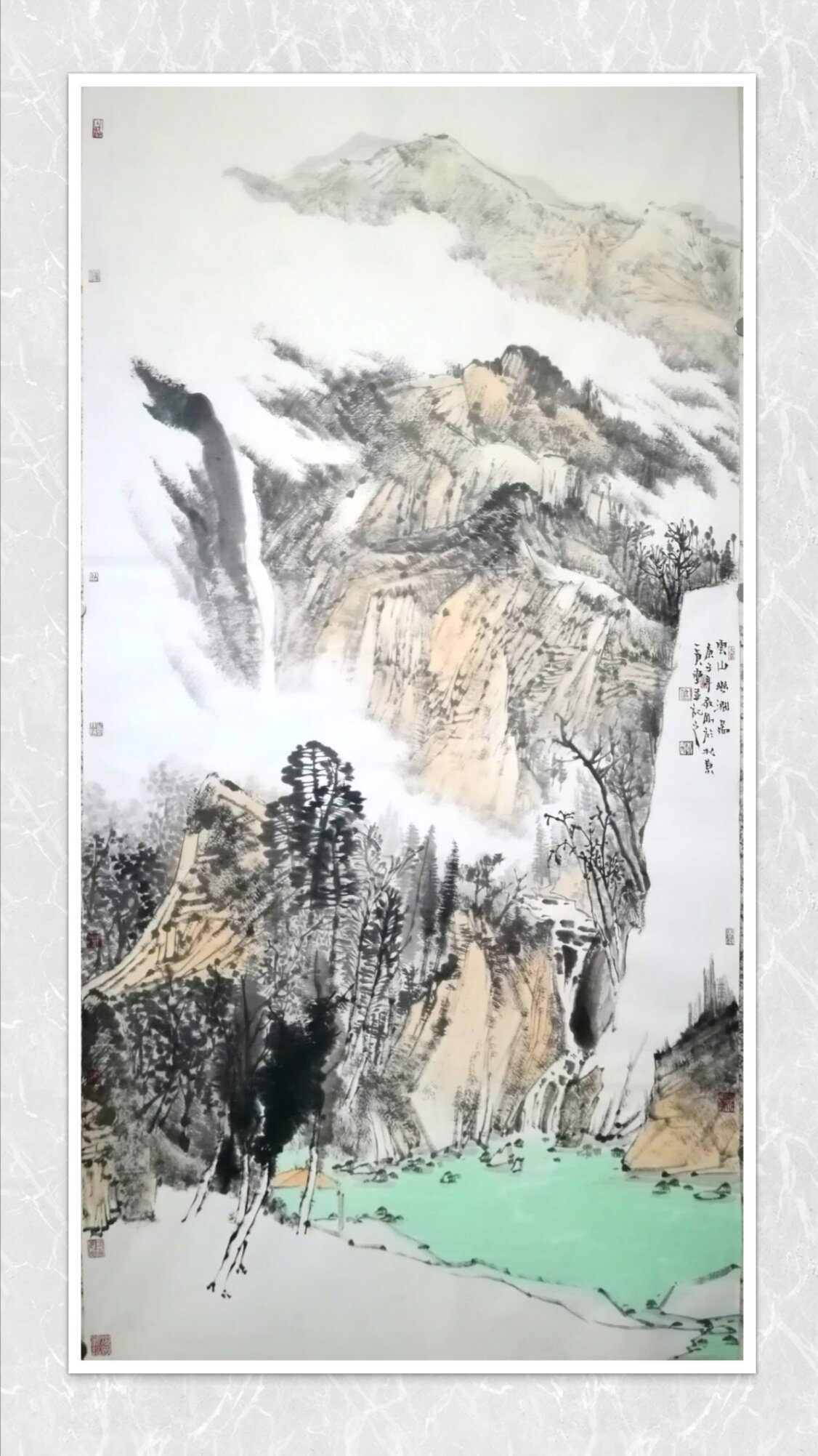 云山幽涧-侯敬刚-体验式艺术电商平台_加画框选场景就