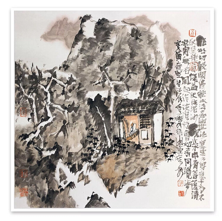 空山悟道-陈广秀-体验式艺术电商平台_加画框选场景装裱就用六艺app