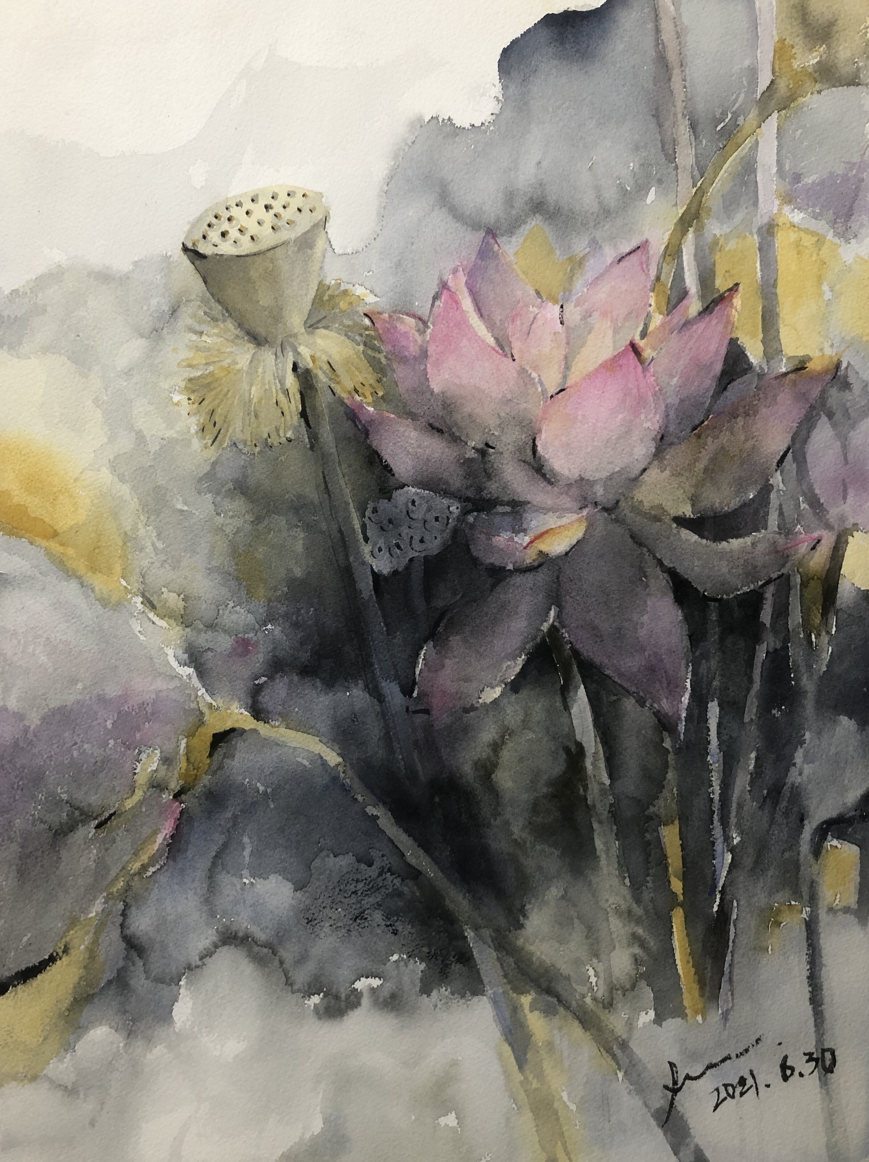 > 姚敏鸣 > 仲夏荷塘联系电话:023-67026300 价格 :保密 购买 0 作品