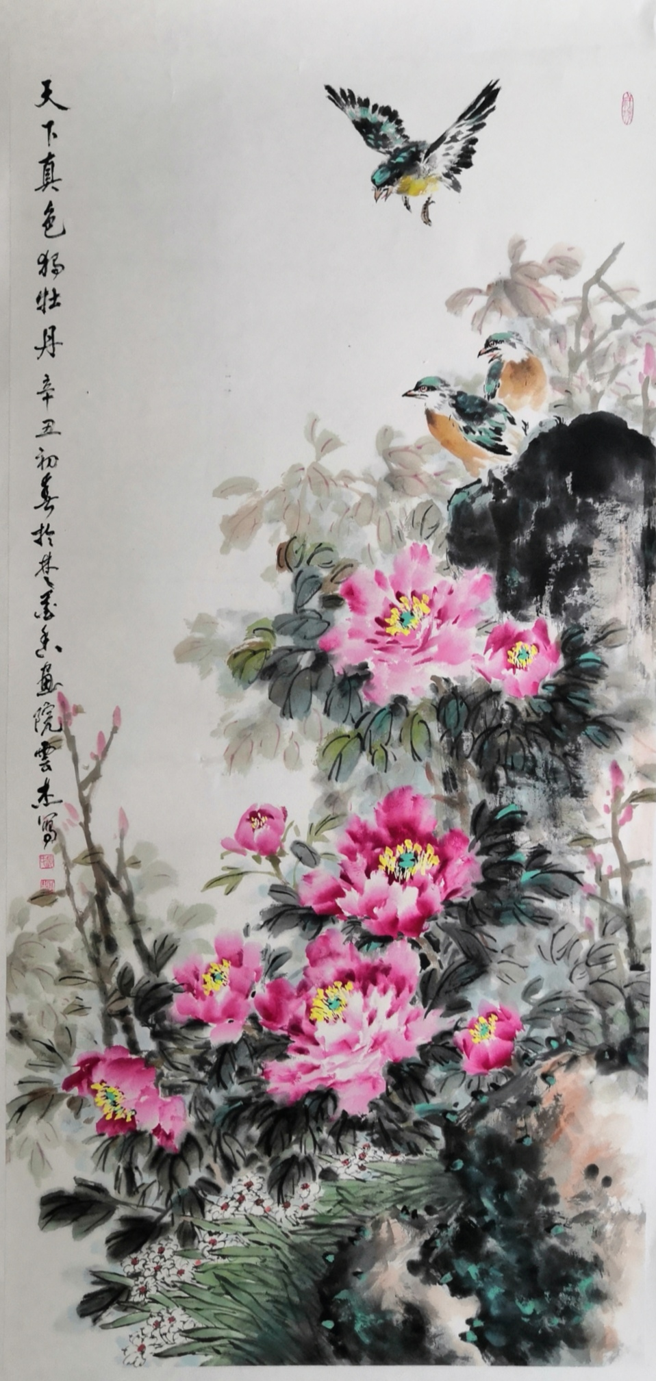 楚墨香画院一一中国写意花鸟画家赵云杰原创作品.