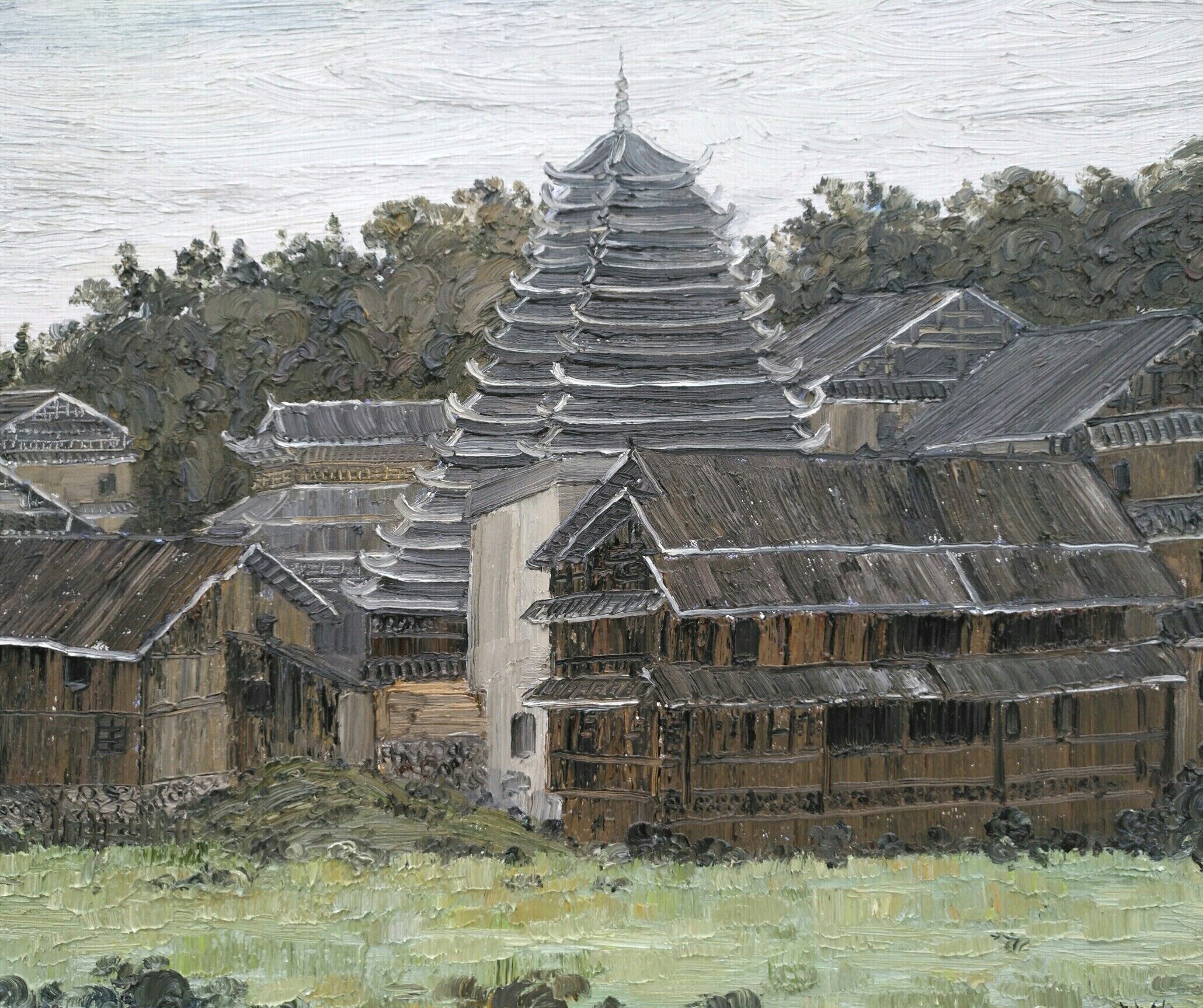 程阳八寨写生之一