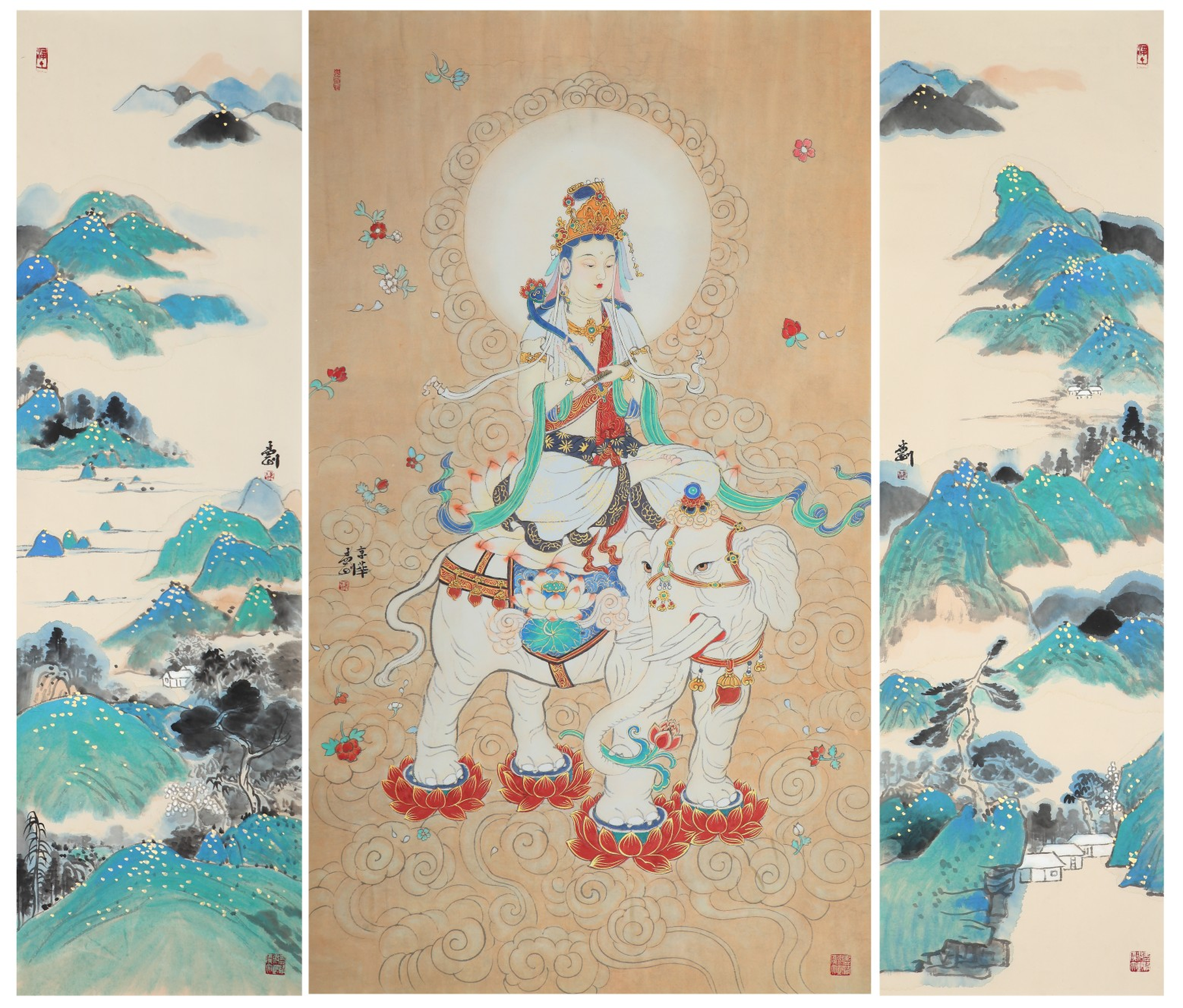 孟刚《普贤菩萨》